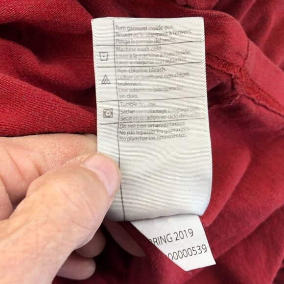 Carhartt Mens T-Shirt Size 3XL Short Sleeve Red Graphic Tee Original Fit Casual - Picture 8 of 10